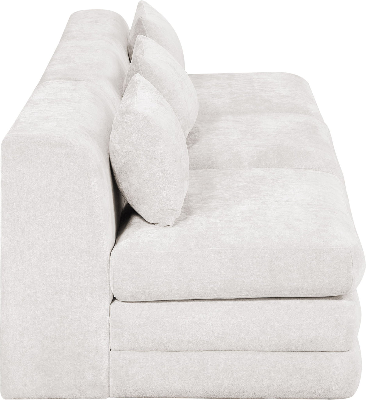 Stellar - 3 Piece 114" Upholstered Modular Armless Sofa