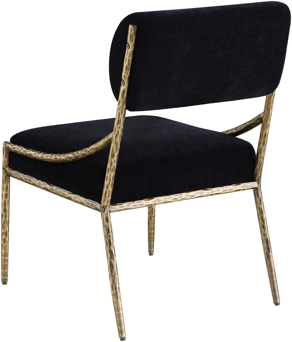 Bastille - Upholstered Dining Side Chair (Set of 2) - Brass Frame
