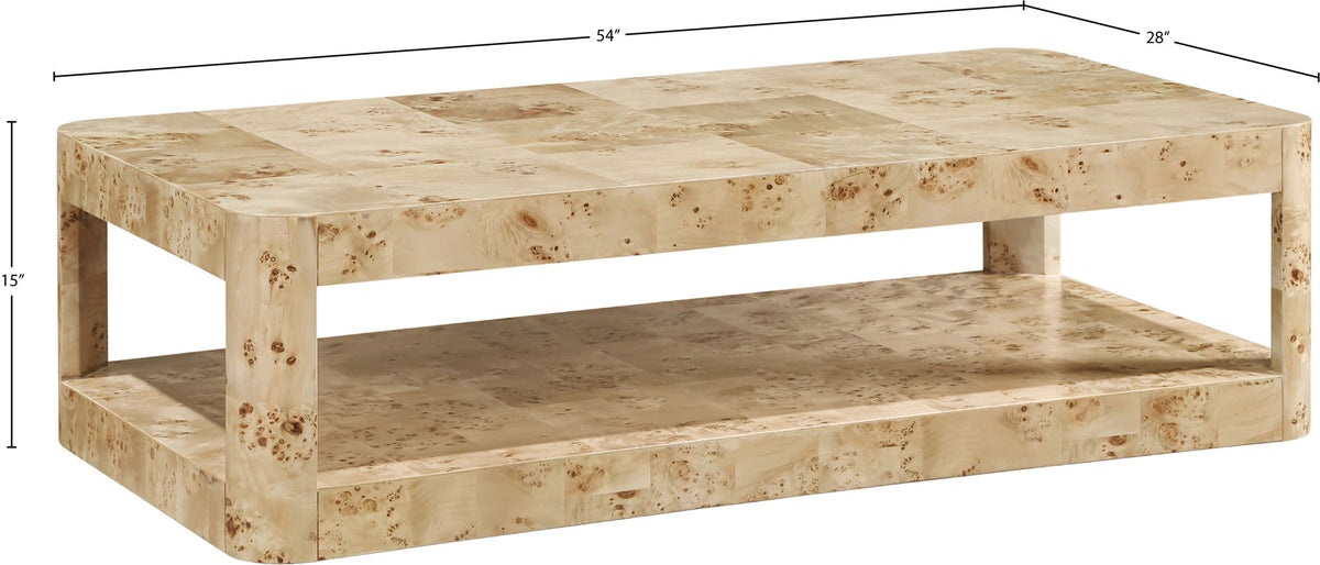 Reeves - Burl Wood Table