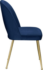Logan - Dining Chair (Set of 2) - Gold Legs