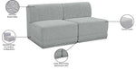 Ollie - 2 Seat Armless Modular Sofa