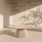 Cindra - Genuine Marble Top And Iron Base Table