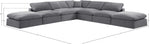 Comfy - 7 Piece Velvet Modular Corner Sectional