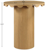 Dahlia - Solid Wood And Natural Cane Table