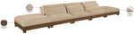 Turin - Chenille Fabric Upholstered Modular Sectional - Beige