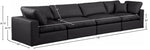 Comfy - Faux Leather Modular Sofa 4 Seats