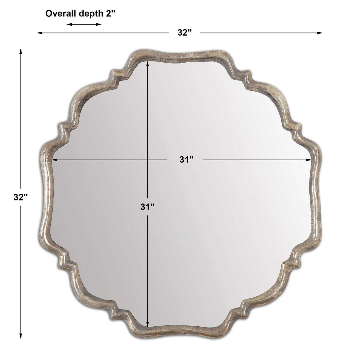Valentia - Mirror - Silver