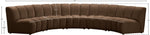 Infinity - 5 Piece Velvet Modular Sectional