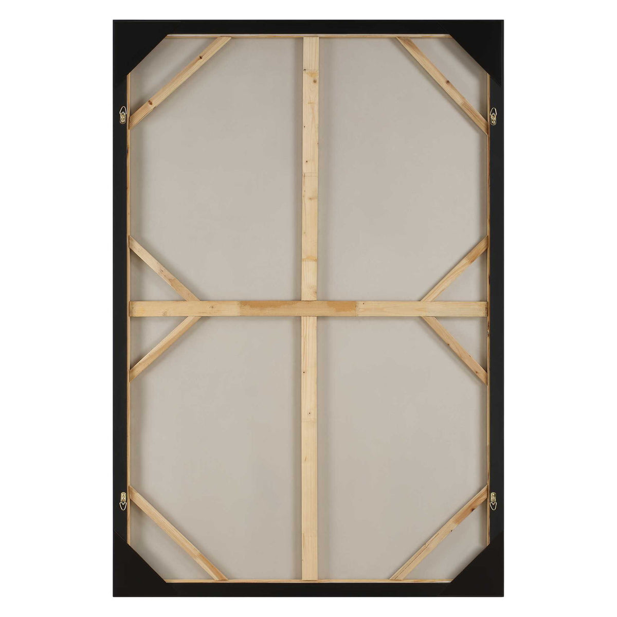 Western Hemisphere - Hand Painted Canvas - Black / Brown / Gray / Orange