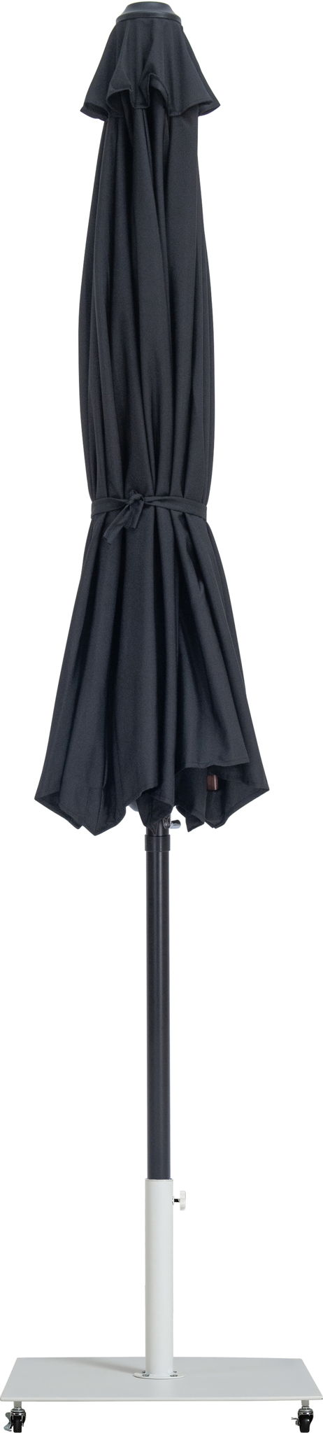 Fiji - Aluminum Patio Umbrella With Square White And Black Base