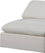 Comfy - 5 Piece Linen Modular Corner Armless Sectional