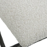 Brisby - Gray Fabric Small Bench