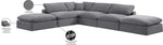 Comfy - 6 Piece Velvet Modular Sectional
