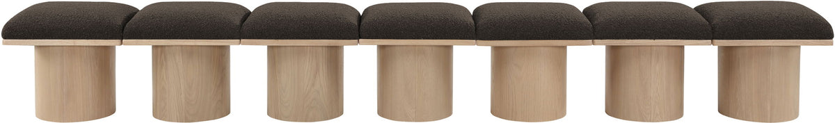 Pavilion - 7 Piece Modular Bench With Natural Base
