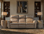 Sonnet - Round Side Table - Dark Gray / Light Brown