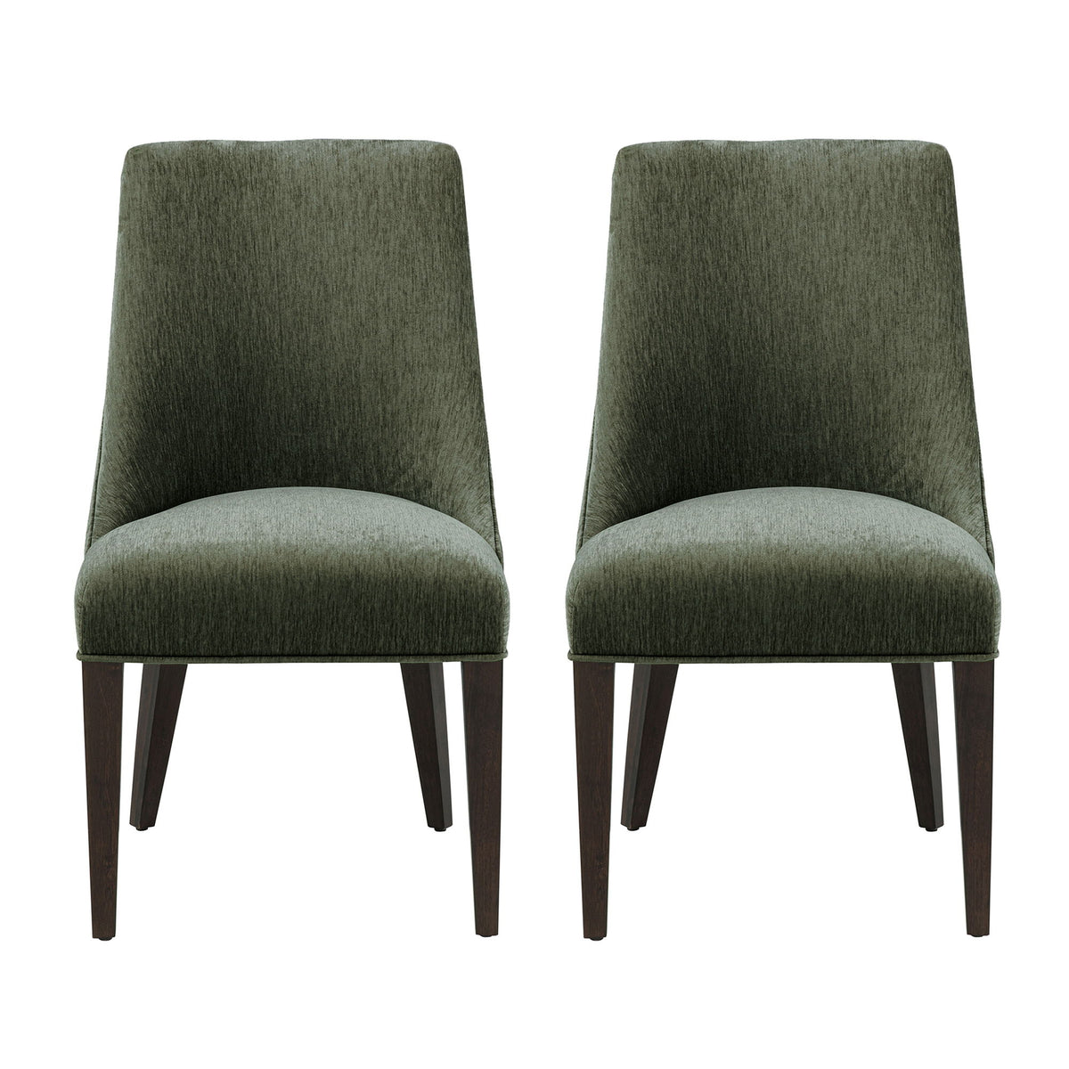 Manhattan Beever - Chenille Wood Dining Chair (Set of 2)