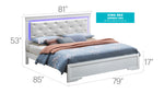 Glory Furniture - Lorana - Bed With LED