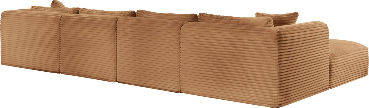 Shaggy - Fabric 6 Piece Modular Sectional With 2 Ottomans