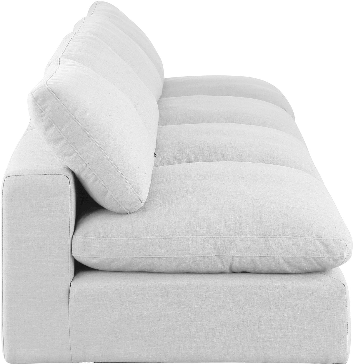 Comfy - Linen Modular Armless Sofa 4 Seats