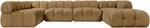 Orin - 6 Piece Modular Sectional (3 Modular Chairs, 2 Corner Chairs & Ottoman)
