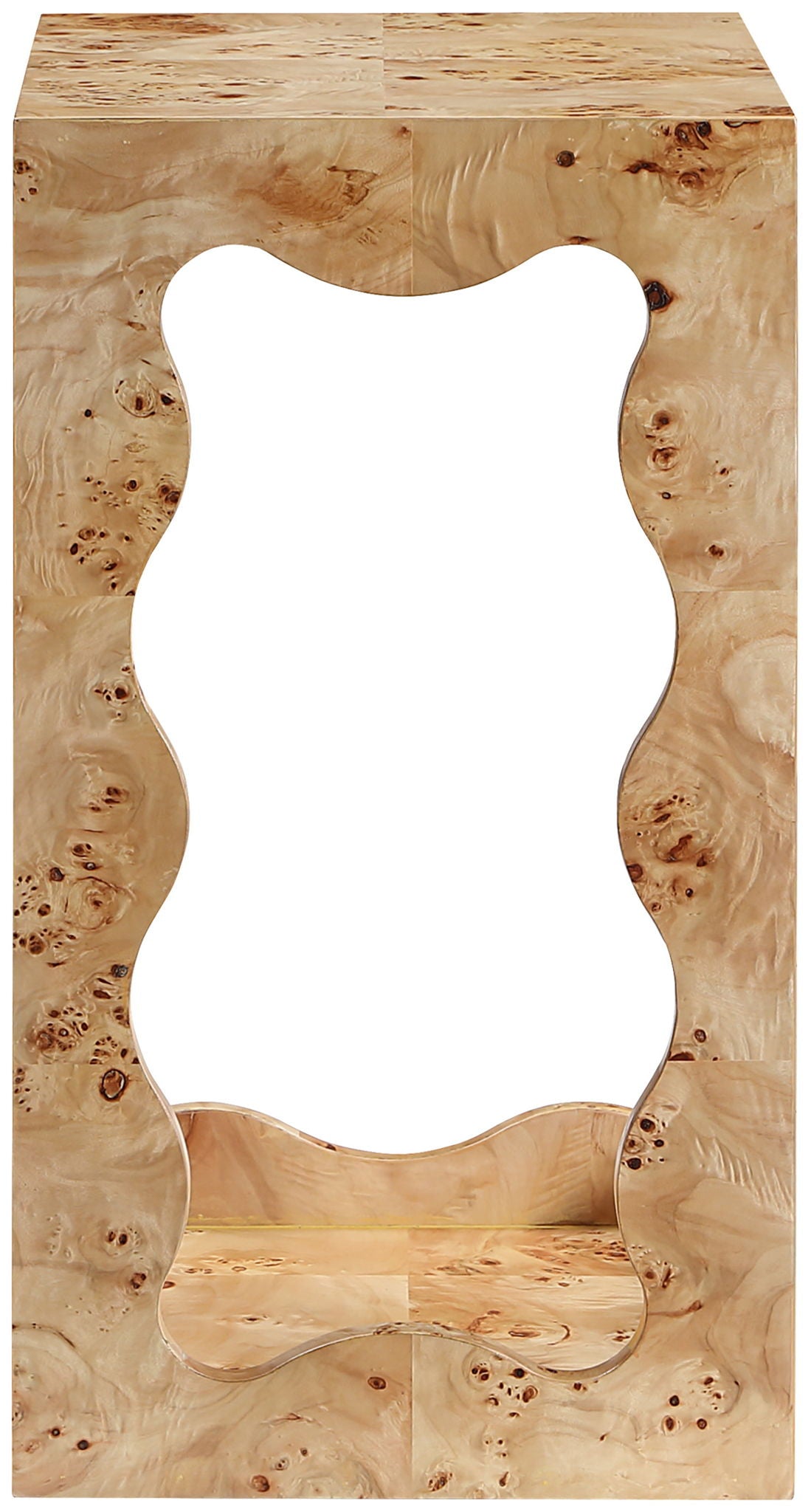 Vassa - Burl Veneer End Table