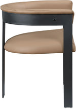 Romeo - Faux Leather Dining Chair With Black Base (Set of 2)