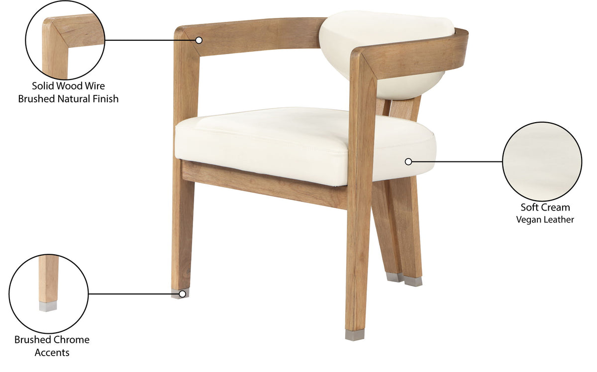 Carlyle - Dining Chair With Natural Frame