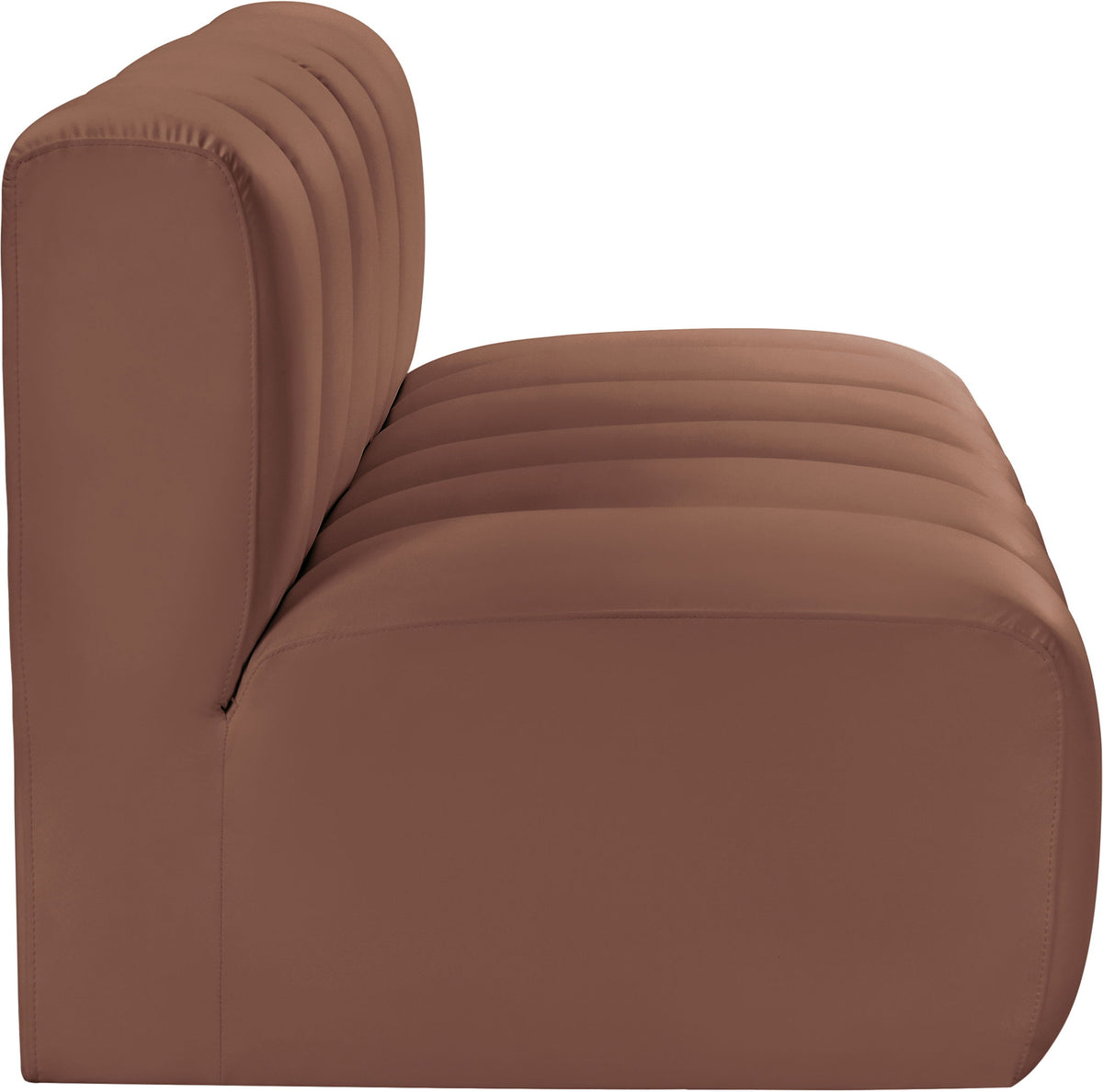 Arc - Faux Leather 2 Seats Modular Sofa