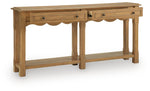 Whitmund - Console Sofa Table - Light Brown