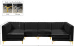 Alina - 6 Piece Modular U-Shaped Sectional