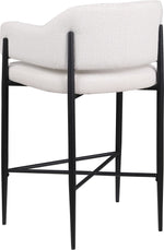 Dame - Fabric Upholstered Counter Stool (Set of 2)