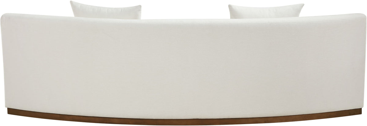 Avanti - 104" Chenille Fabric Upholstered Sofa