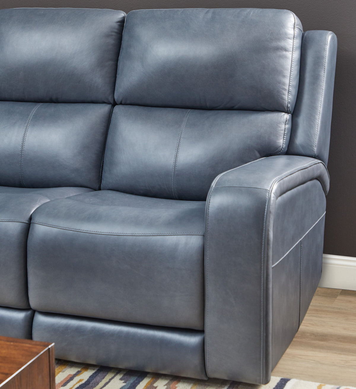 Oasis - Power Reclining Sofa With Power Headrests, Lumbar, Heat & Massage