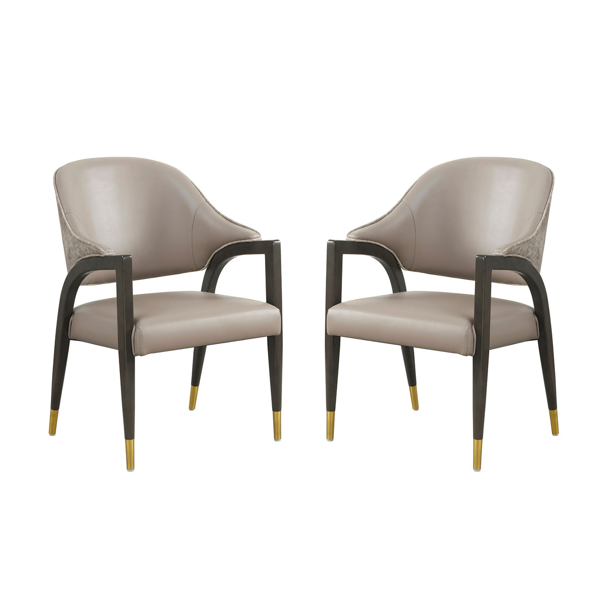Manhattan Collette - Wood Upholstered Armchair