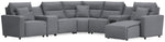 Modmax II - Reclining Sectional - Salt And Pepper