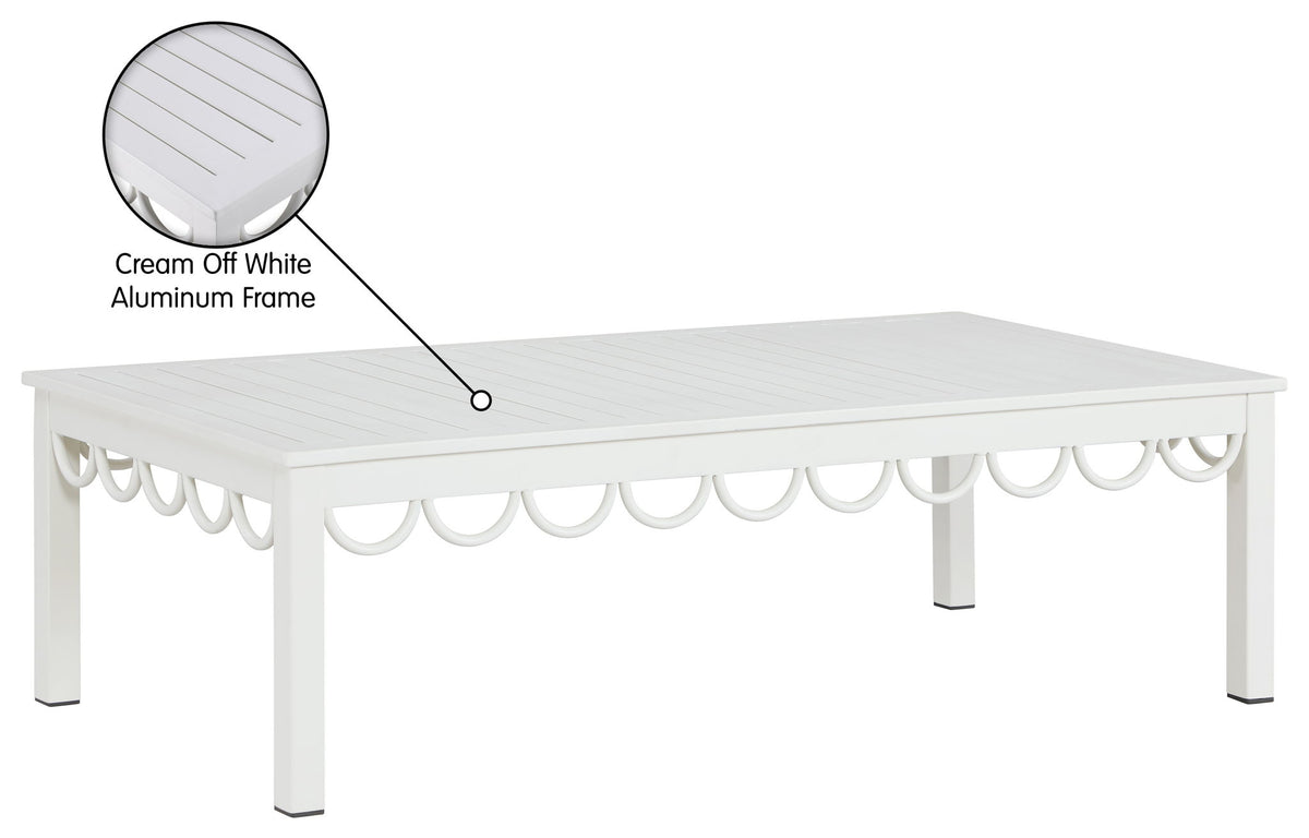 Portofino - Aluminum Outdoor Patio Coffee Table