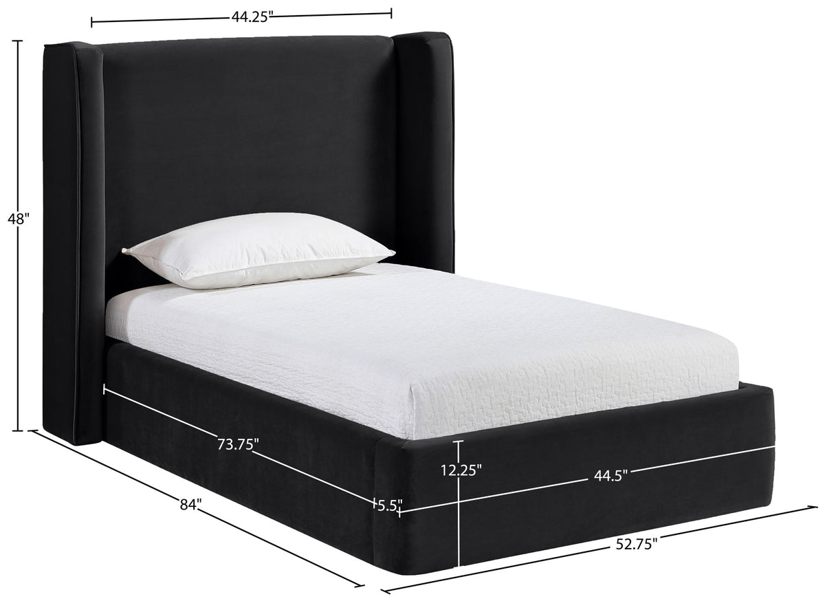 Kendall - Velvet Upholstered Bed
