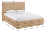 Astrid - Solid Wood And Oak Veneer Bed (3 Boxes)