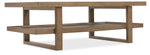 Sonnet - Rectangular Cocktail Table - Dark Gray / Dark Brown