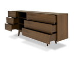 Abelard - Mid-century Walnut Dresser by VIG Furniture - View 2