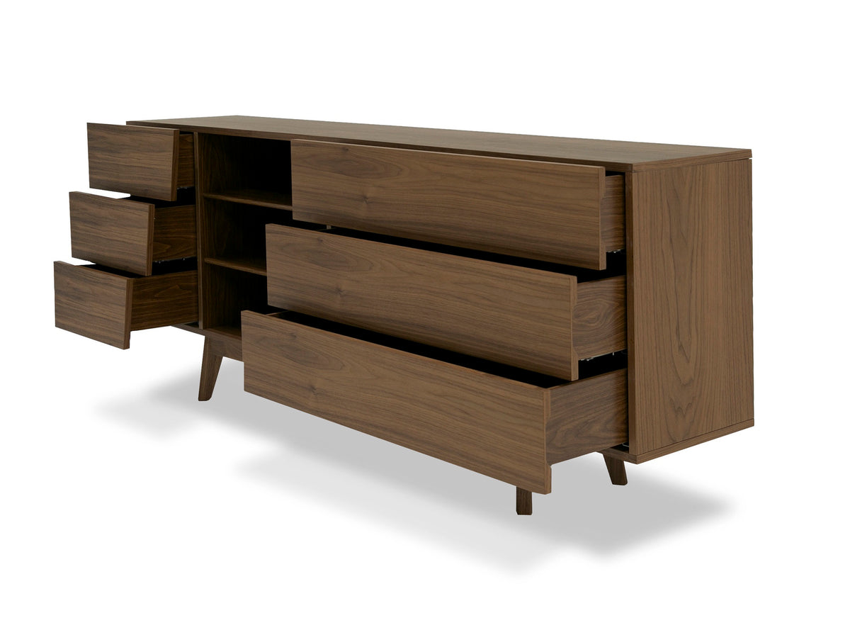 Abelard - Mid-century Walnut Dresser by VIG Furniture - View 2