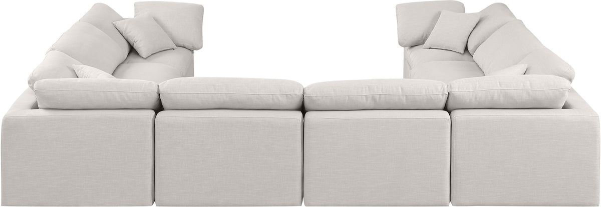 Indulge - Linen 8 Piece Modular Sectional