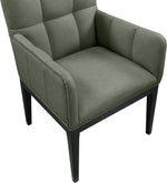 Adrian - Dining Arm Chair (Set of 2) - Black Legs