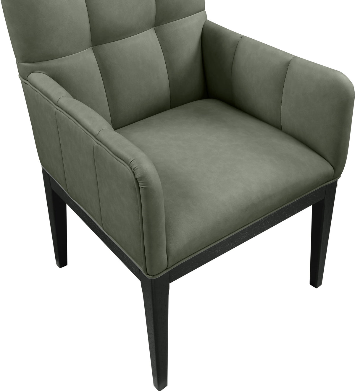 Adrian - Dining Arm Chair (Set of 2) - Black Legs