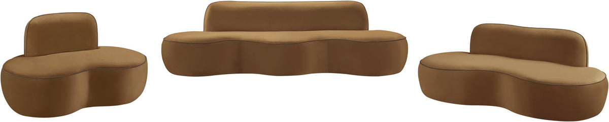 Swerve - Velvet 77" Upholstered Loveseat
