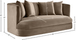 Alder - Velvet Loveseat