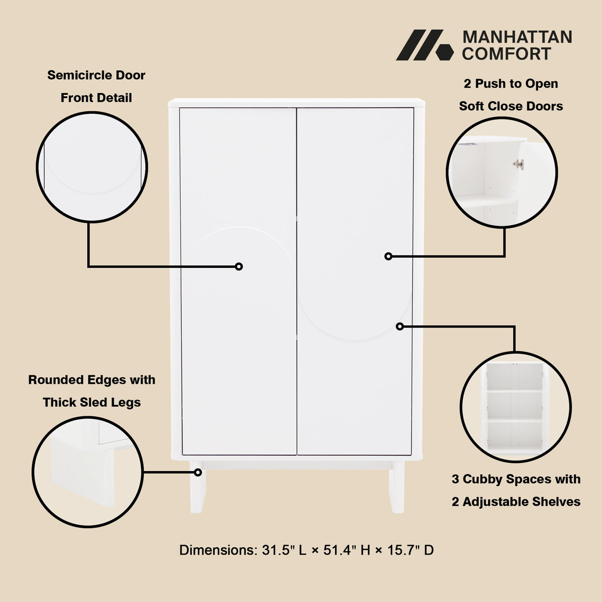 Manhattan Ella - Accent Cabinet