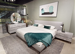 Aria - Italian Modern Multi Grey with texture Nightstand by VIG Furniture - View 3