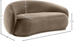 Emery - Velvet Loveseat