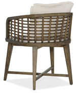 Sundance - Barrel Back Chair - Beige / Light Brown